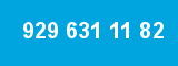929 631 11 82 929 631 11 82